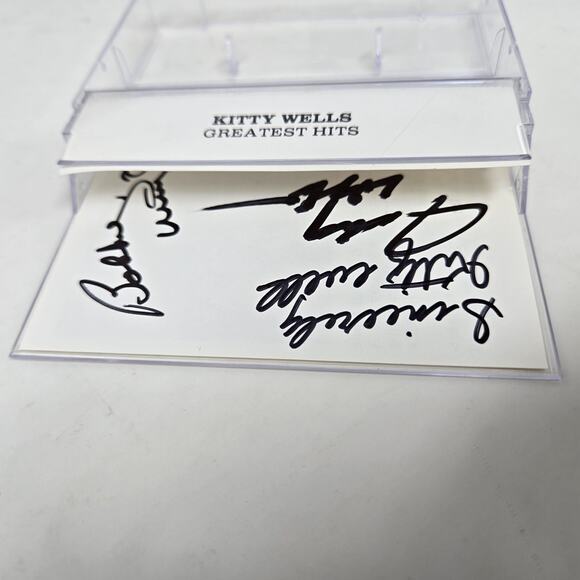 Autographed Cassette Tapes Kitty Wells Cal Smith Bud Reese Connie Smith Johnny W - Picture 4 of 14